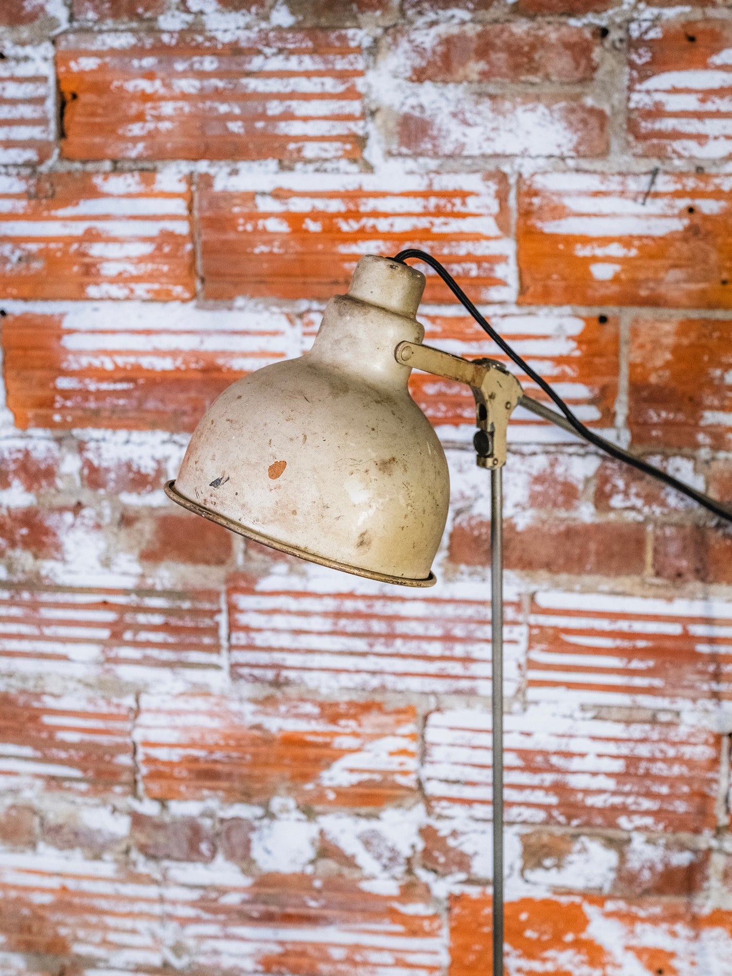 Vintage Bretford Metal Garage Floor Lamp
