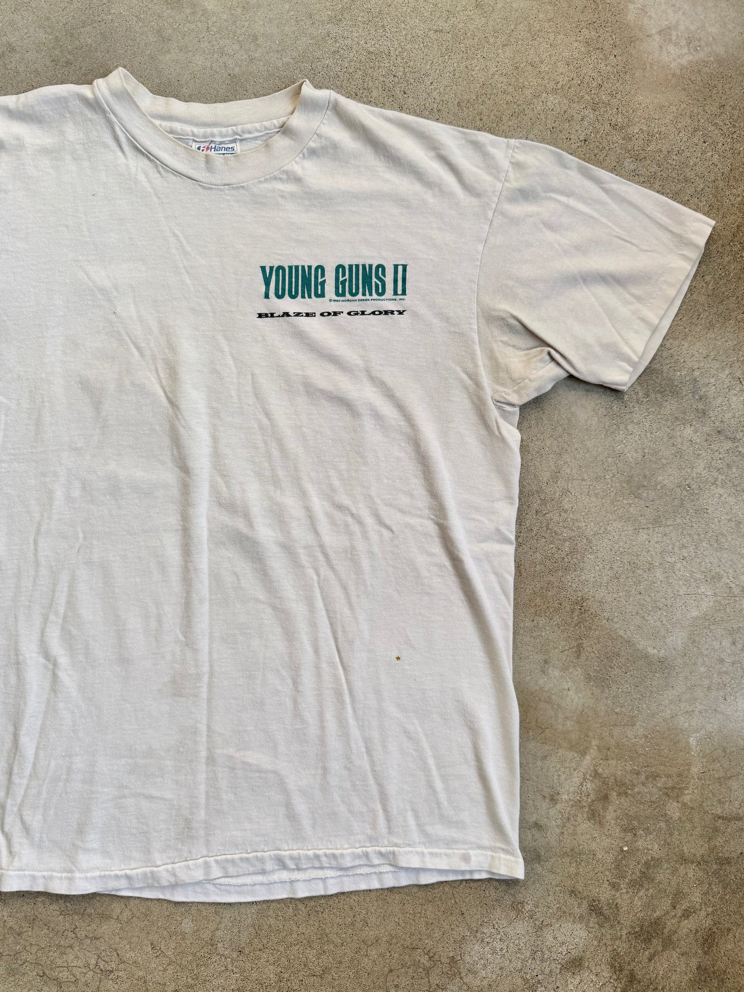 Vintage 1990s Young Guns II Blaze of Glory Movie Tee | XL