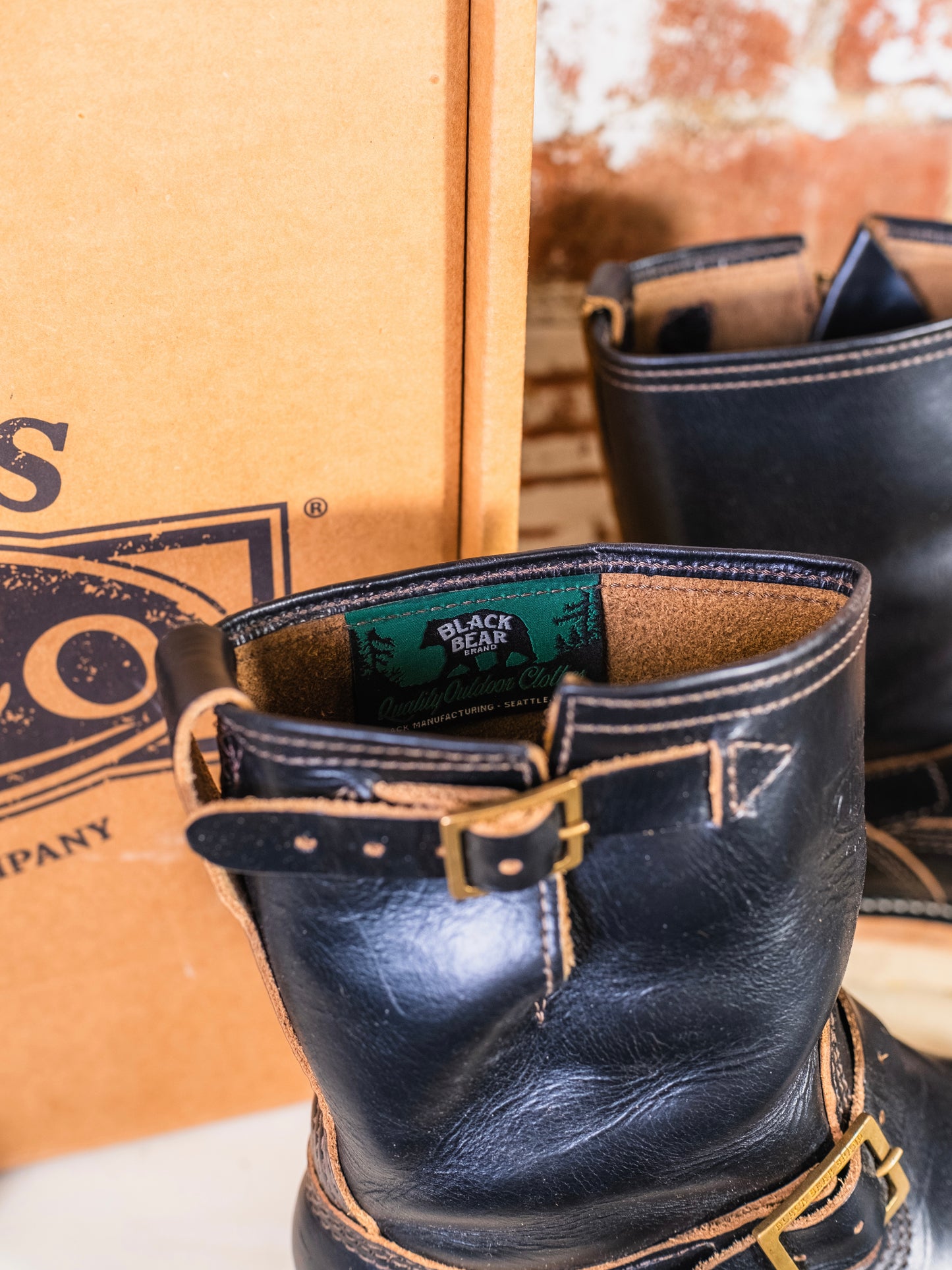 Black Bear Brand x Wesco Boss Engineer Boots | Men’s 8.5