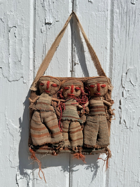 Antique Peruvian Chancay Folk Burial Doll