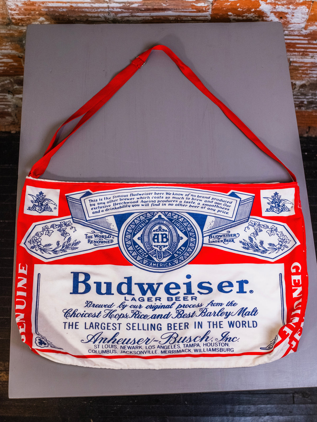 Vintage Handmade Budweiser Oversized Tote Bag