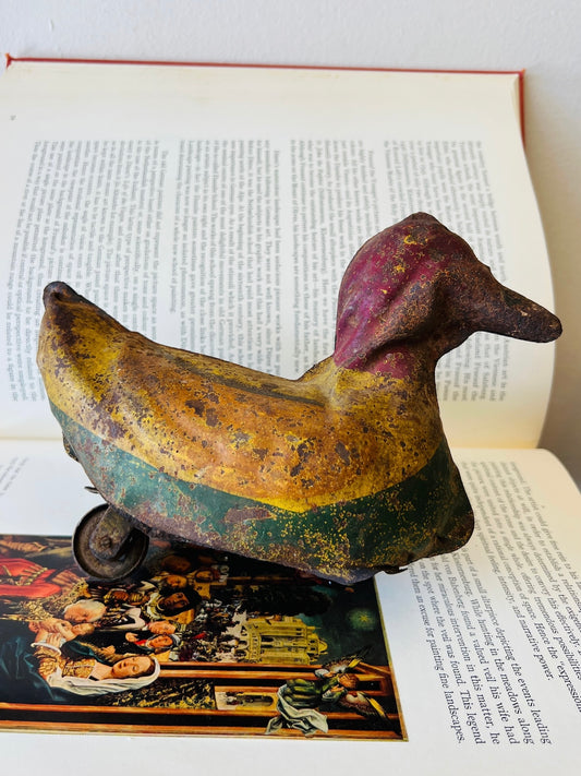 Vintage 1920s/30s Dayton Hill Climber Duck Toy