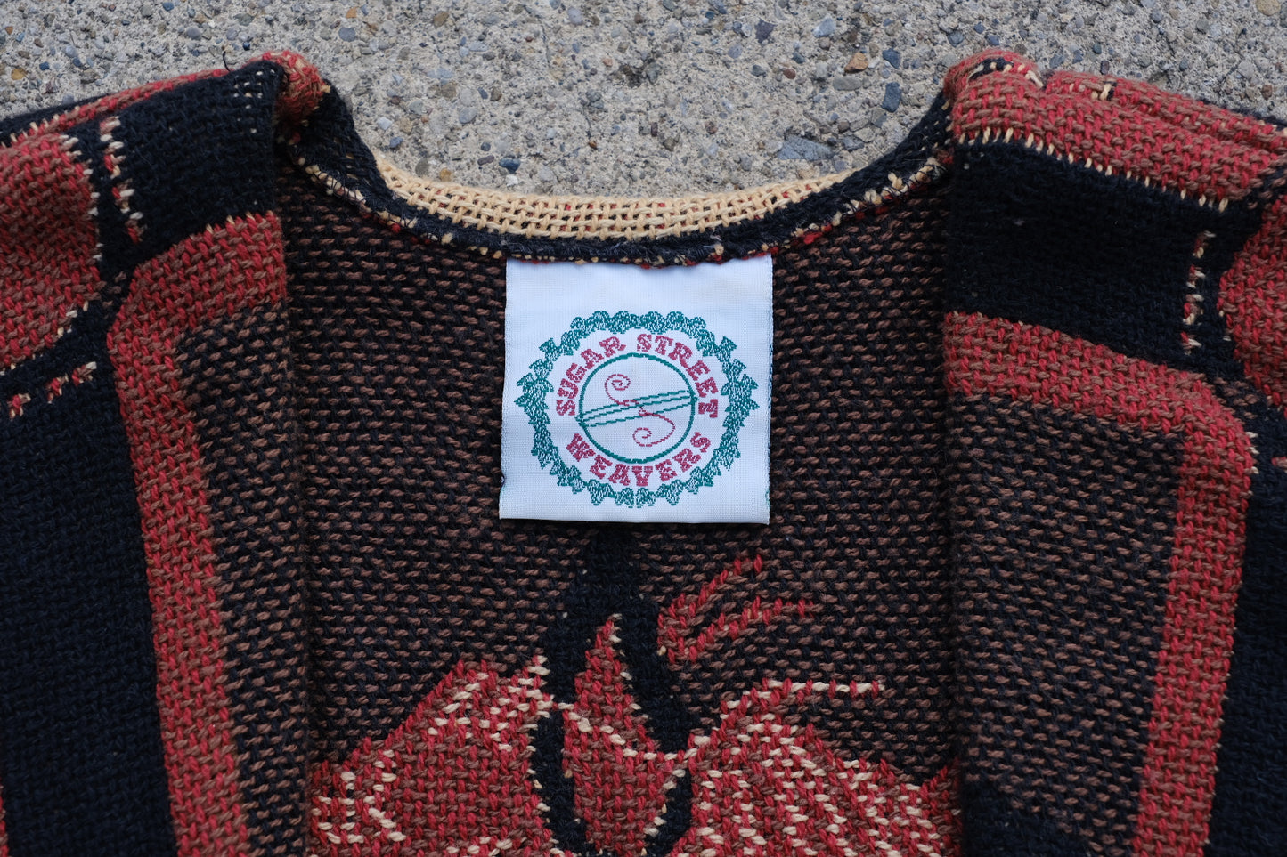 Vintage Sugar Street Weavers Horse Tapestry Vest