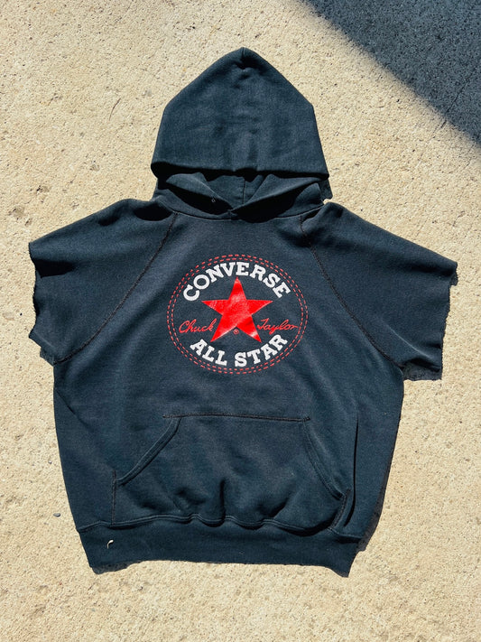 Vintage 1990s Converse Cut-Off Hoodie | Medium