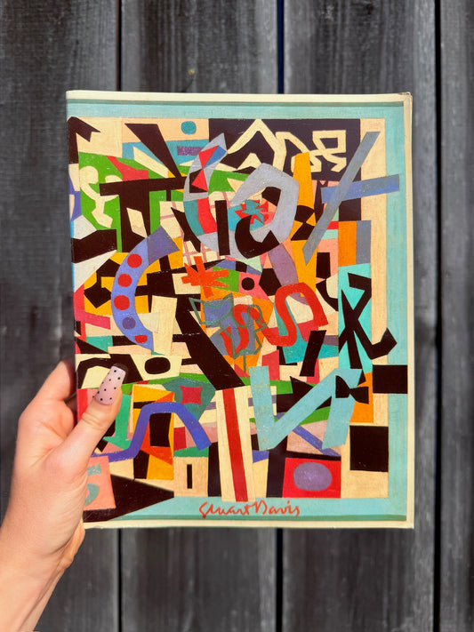 Vintage 1970s Stuart Davis: Art & Art Theory Exhibition Book
