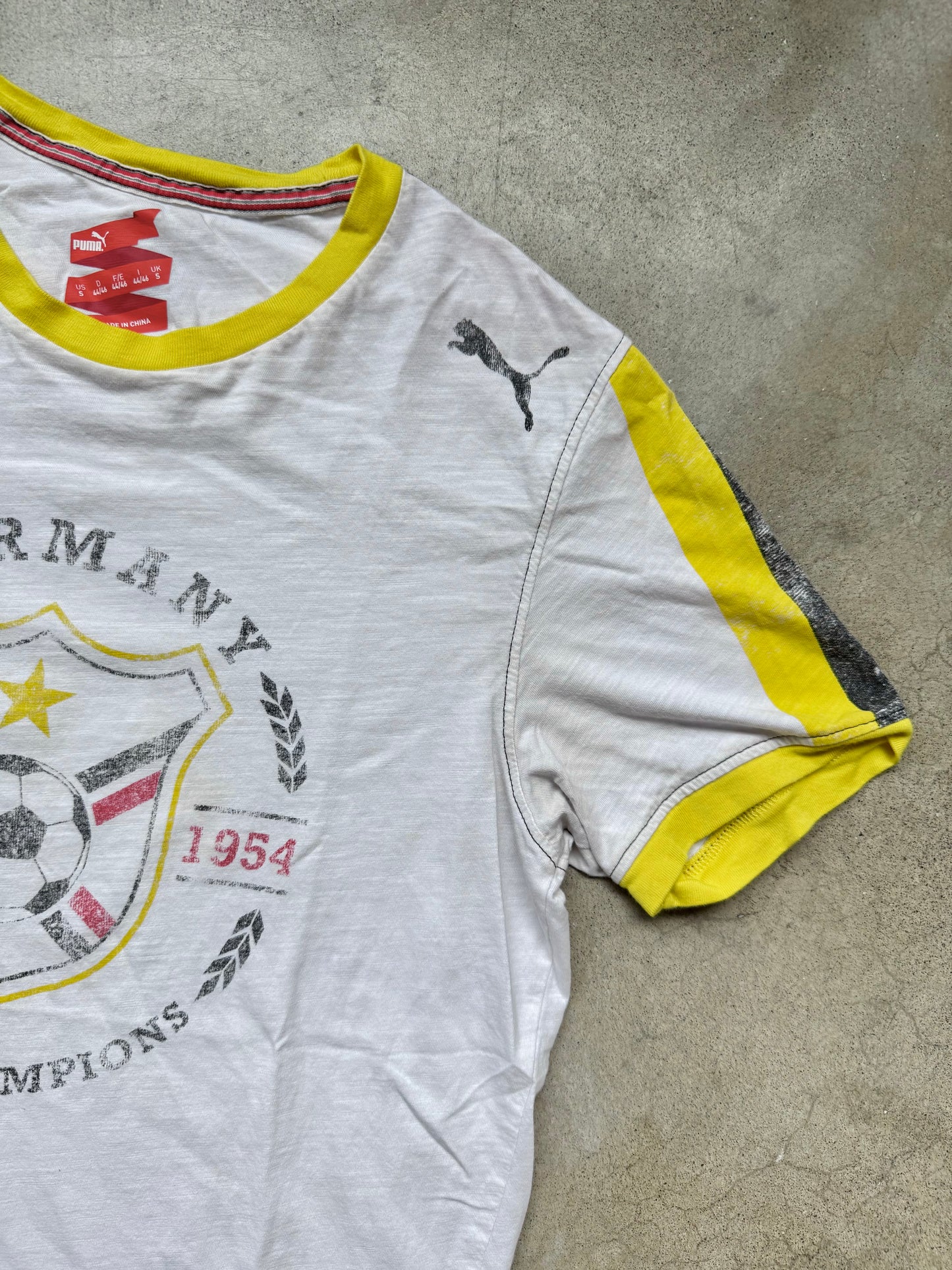 Vintage-Style Puma Germany World Champions Graphic Tee | Small