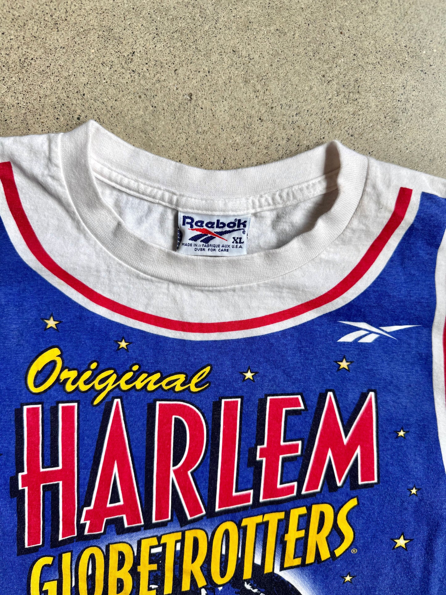 Vintage Reebok Harlem Globetrotters Graphic Tee | XL