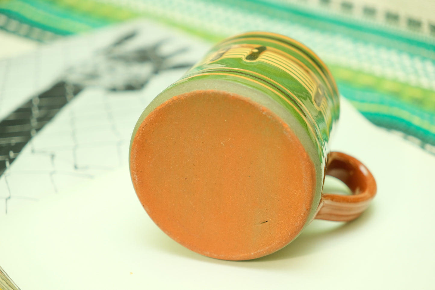 Vintage Mexican Terracotta Mug