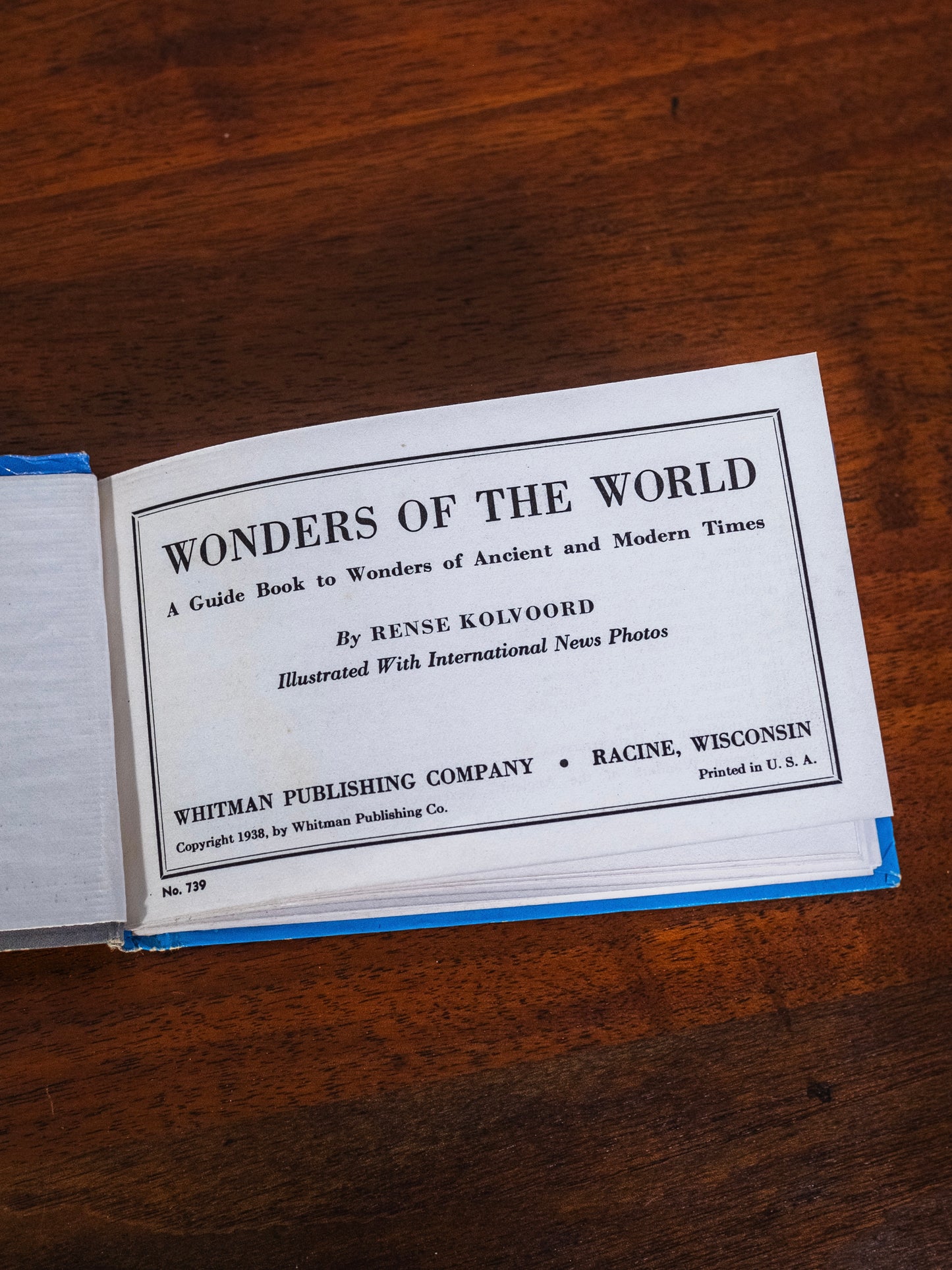 Vintage 1930s The Wonders of the World Guide Book