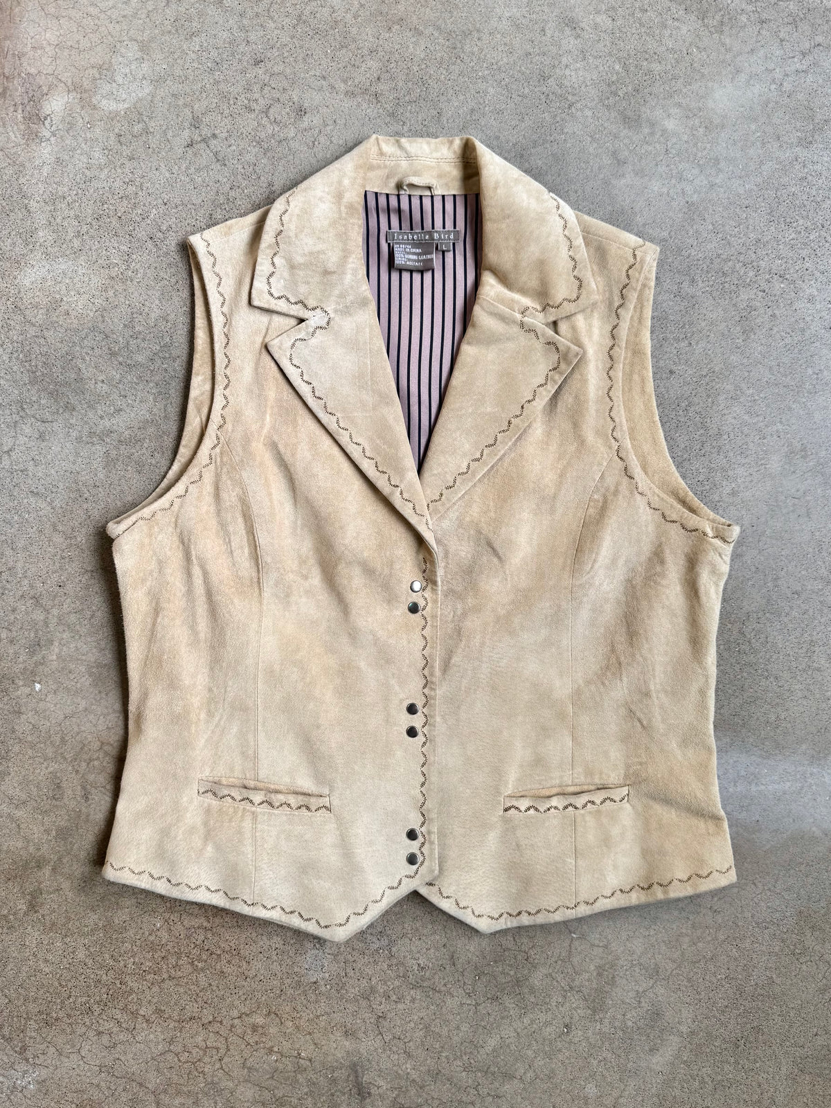 Isabella Bird Leather Vest
