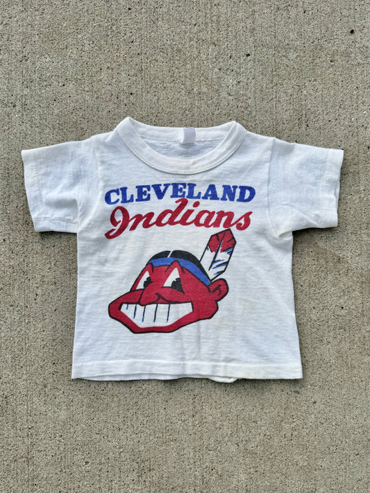 Vintage 1980s Kids’ Cleveland Indians Cotton Tee | Toddler (4)