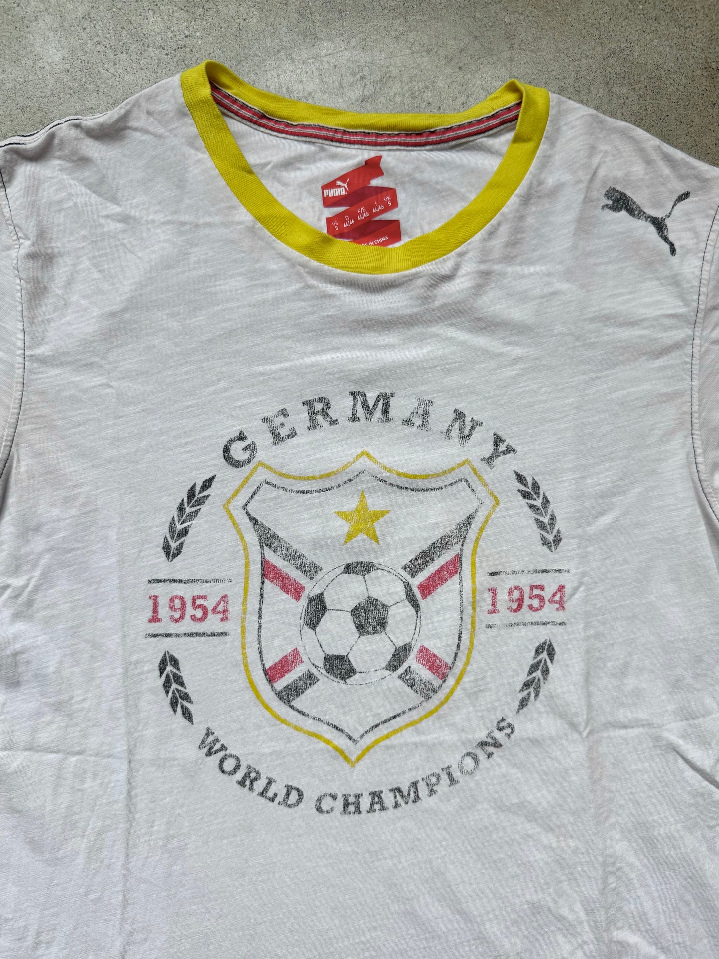 Vintage-Style Puma Germany World Champions Graphic Tee | Small