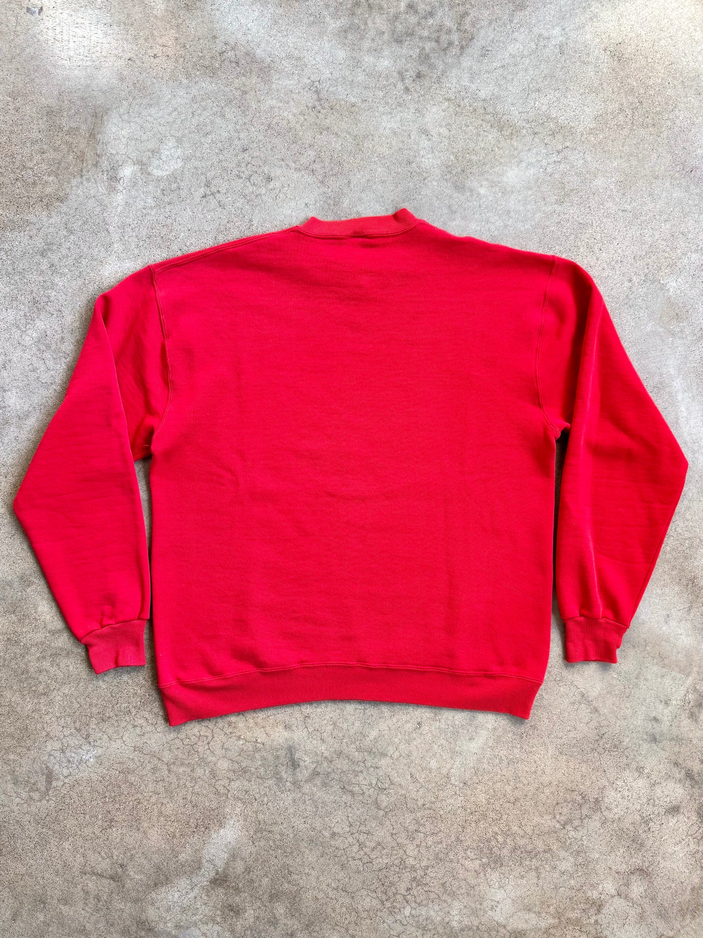 Vintage 1990s Russell Athletics Red Indiana University Sweatshirt | XL