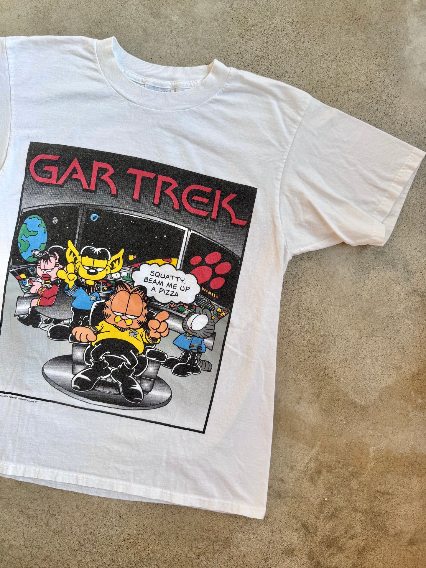 Vintage 1990s Garfield “Gar Trek” Graphic Tee | Large