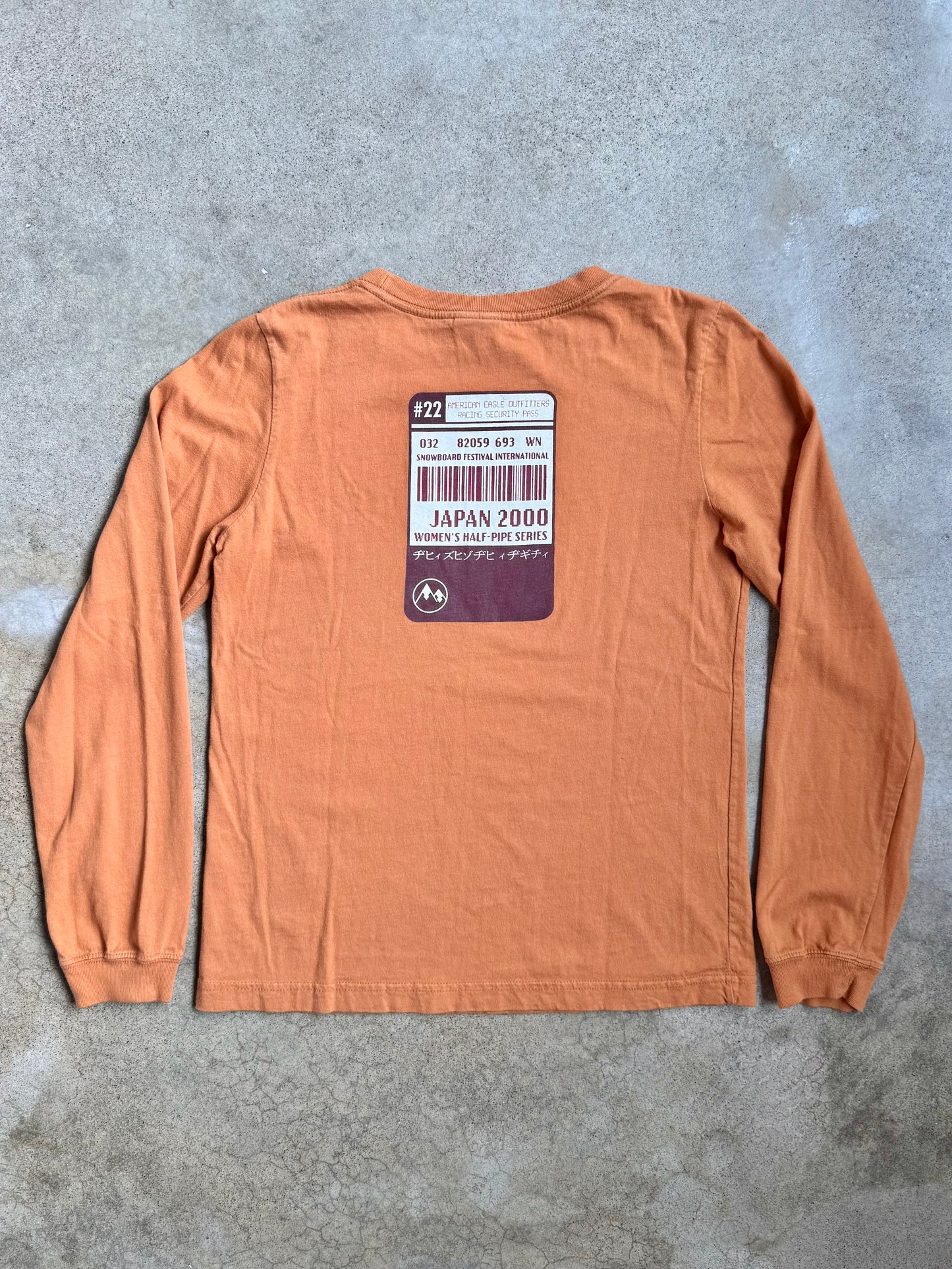 2000s American Eagle "Japan 2000" Snowboard Fest Graphic Tee | Medium