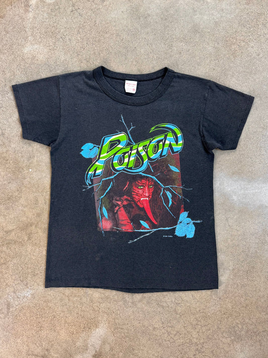 Vintage 1988 Poison "Open Up and Say…Ahh!" Tour Tee | Medium