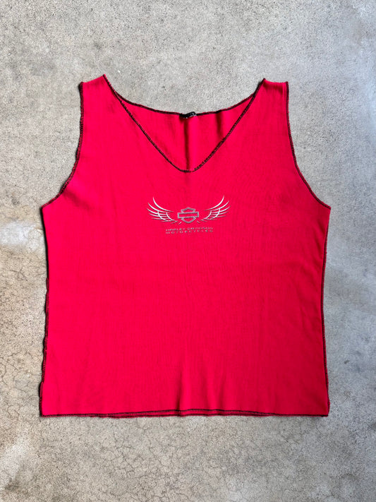 2000s Harley Davidson Doc’s St. Louis Red Tank Top | XL