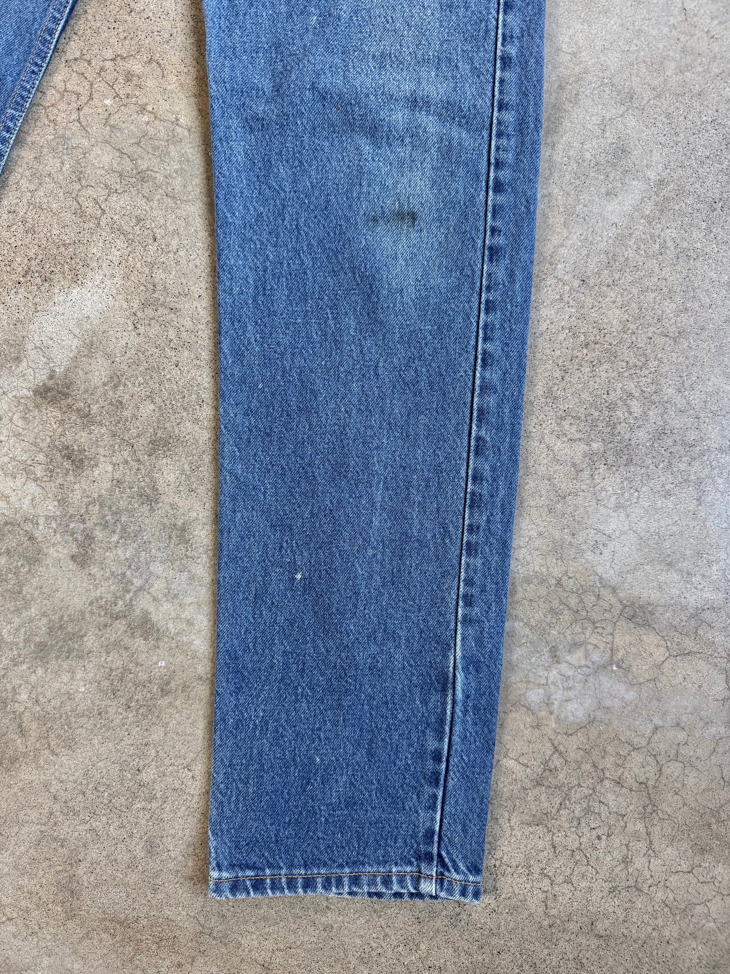 Vintage 1970s Levi's Orange Tab 505 Regular Fit Medium Wash Jeans | 32x34