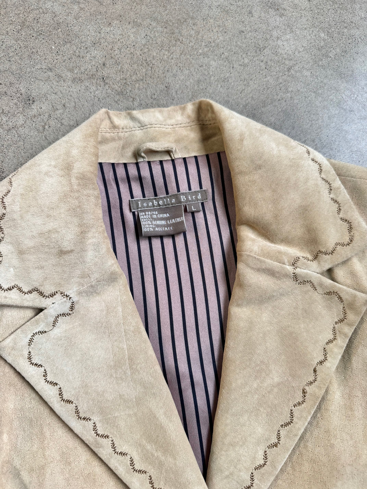Isabella Bird Leather Vest