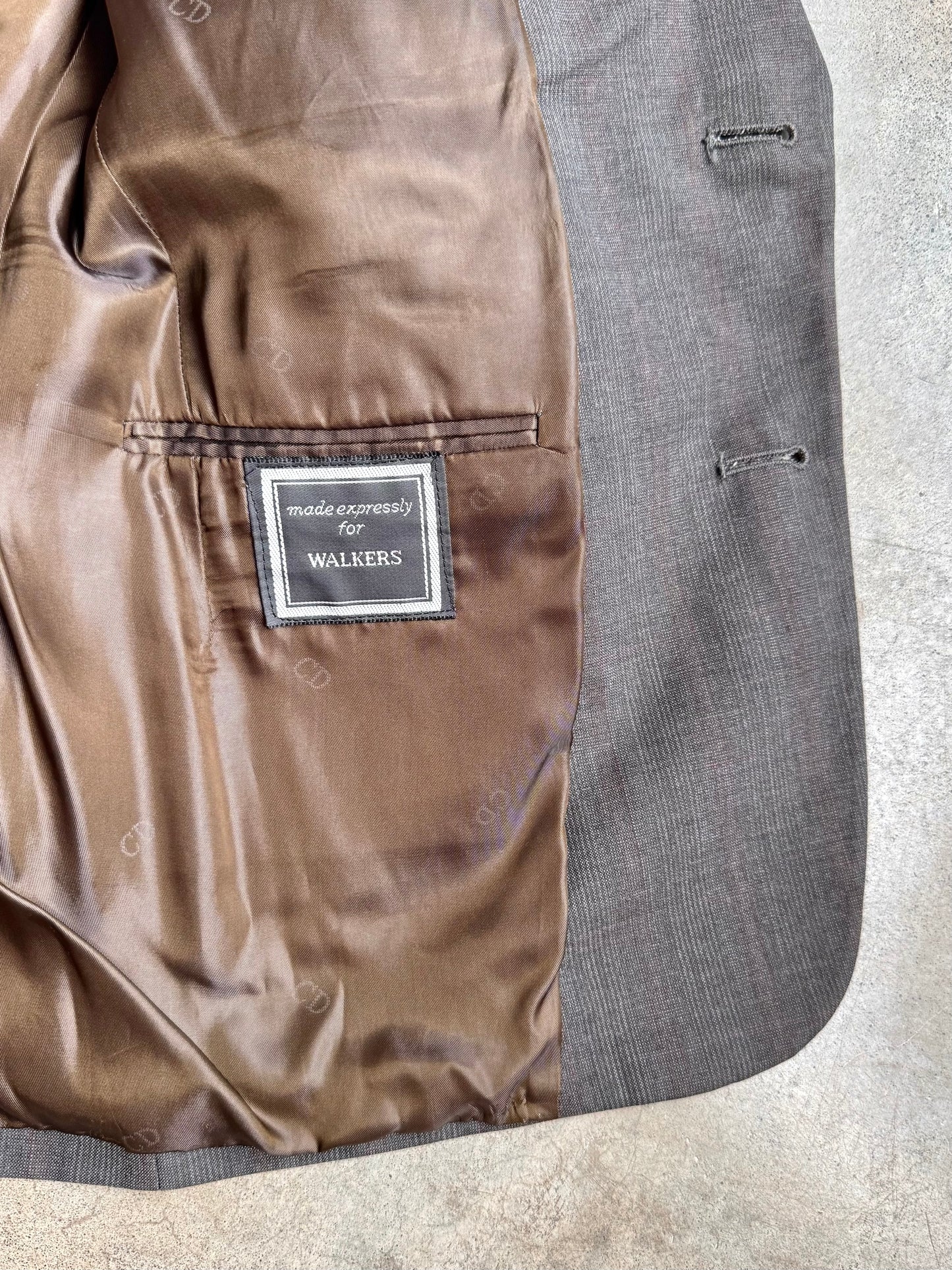 Vintage 1980s Christian Dior Brown Suit Jacket | 40