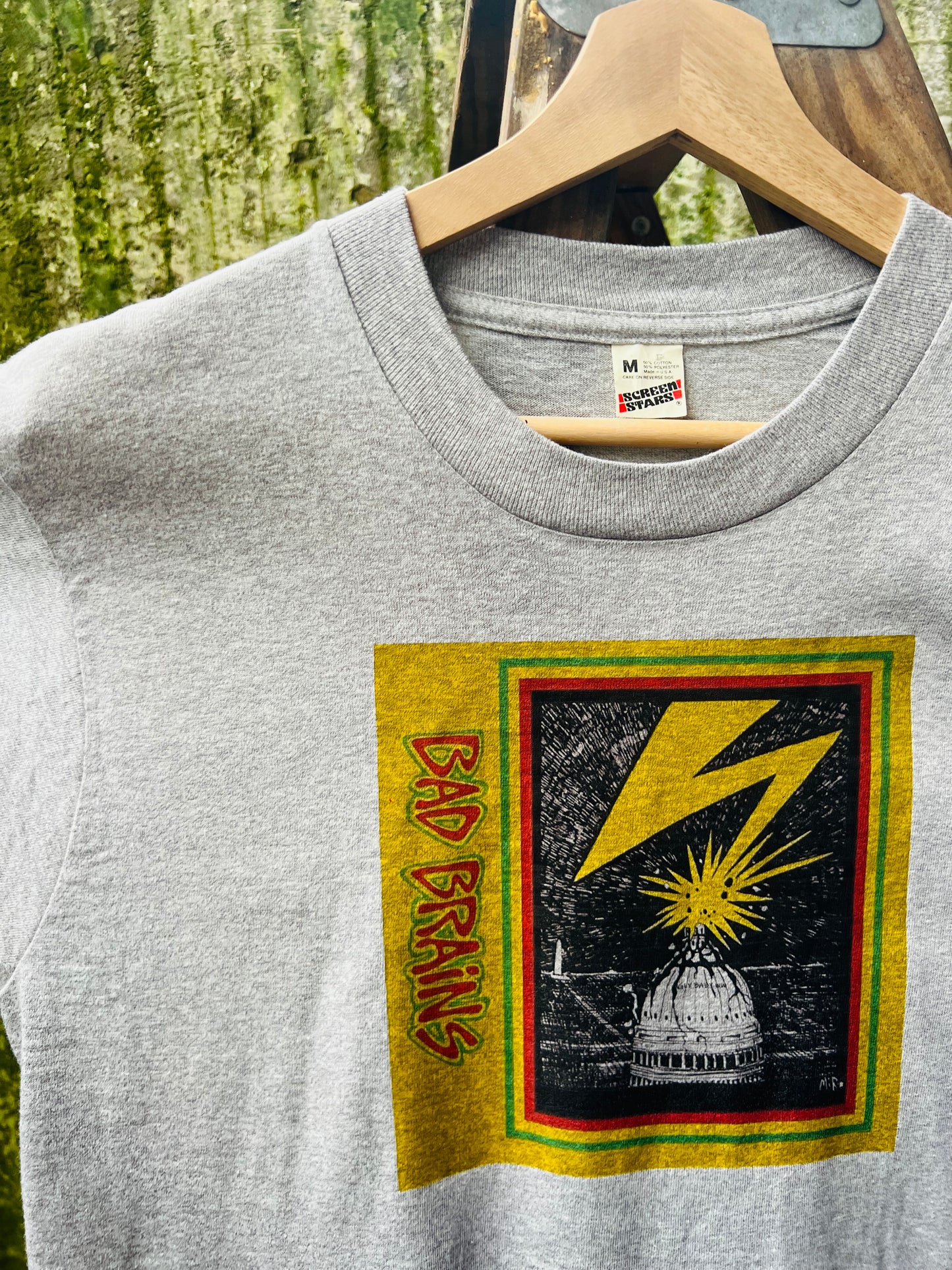 Vintage 1980s Grey Bad Brains Band Tee