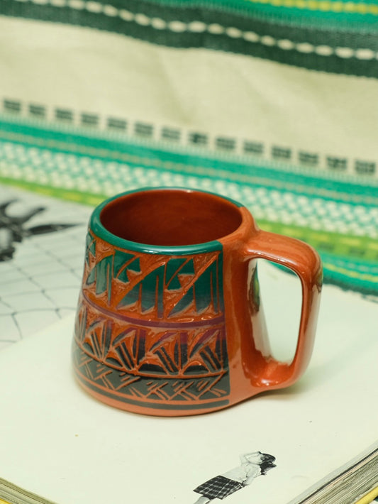 Vintage Mexican Terracotta Mug