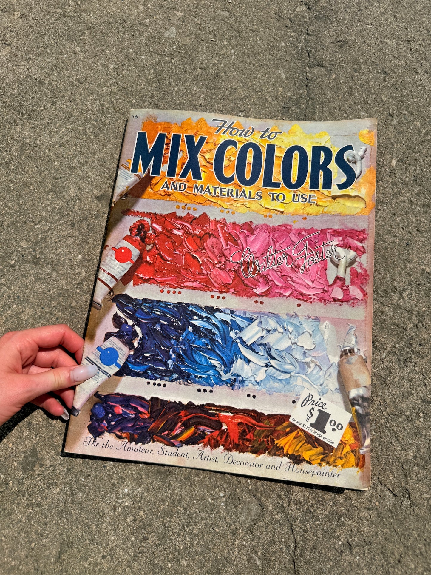 Vintage How to Mix Colors Book