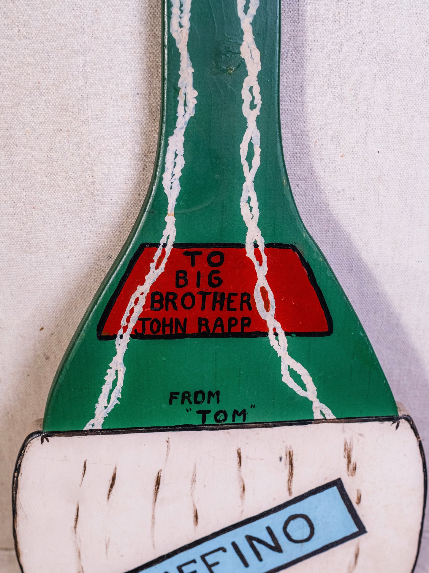 Vintage 1960s Hand-Painted Ruffino Bottle Wooden Cutout Art