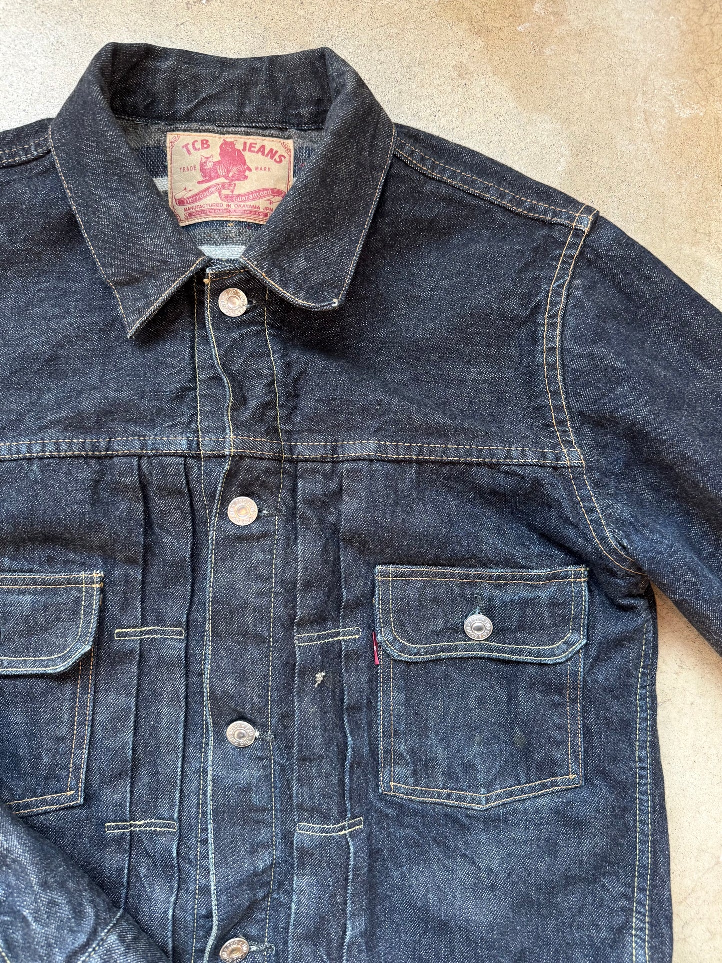 TCB Jeans 1950s Type II Reproduction Blanket Lined Selvedge Denim Jacket | 40