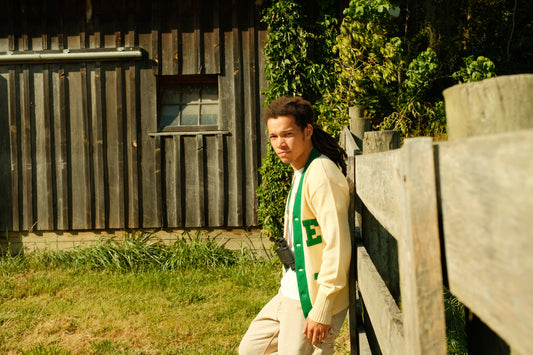 Vintage Yearite "Engineers" Letterman Cardigan | Distressed