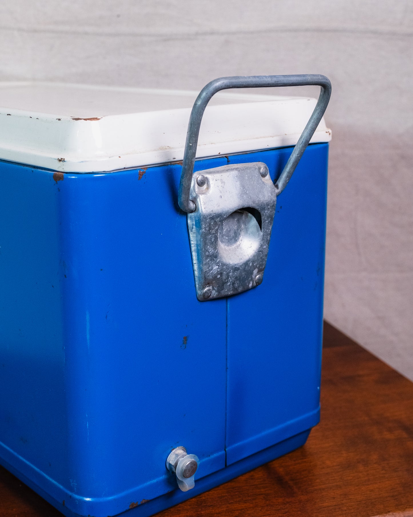 Vintage 1950s Hamilton-Skotch Skylander Blue Ice Chest Cooler