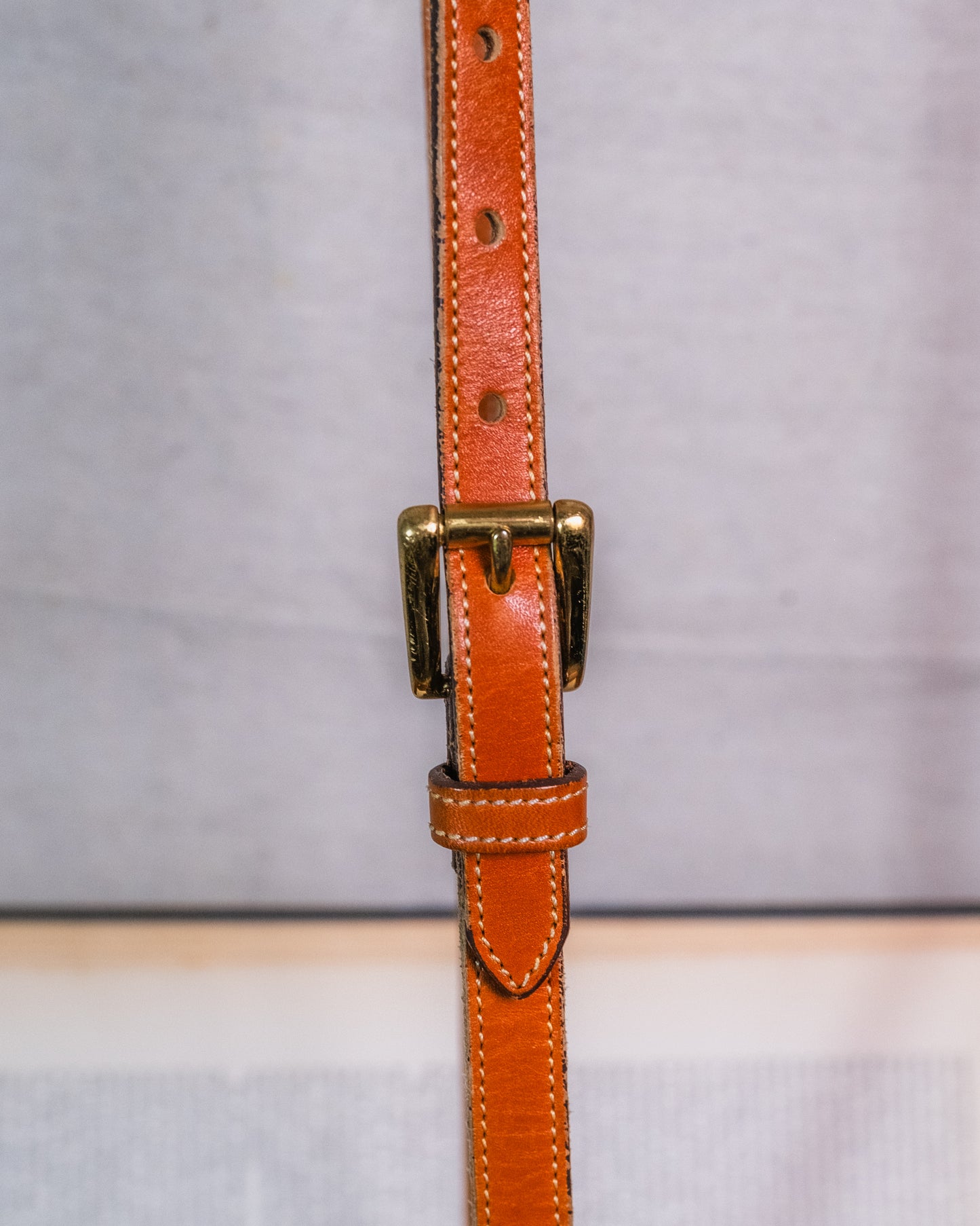 Vintage 1980s Dooney & Bourke Two-Tone Leather Crossbody Bag