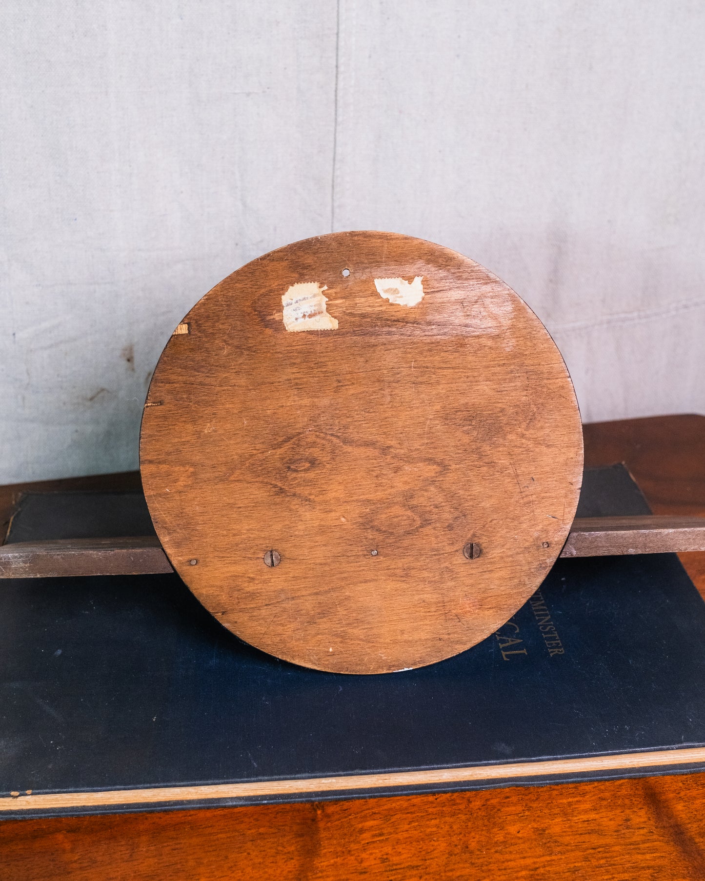Vintage 1970's MCM Round Wall Hanging Shelf