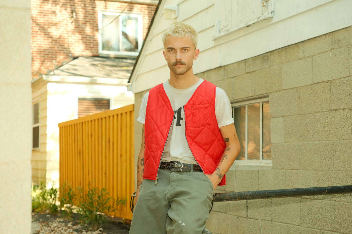 Vintage Red Insulated Hunting Vest