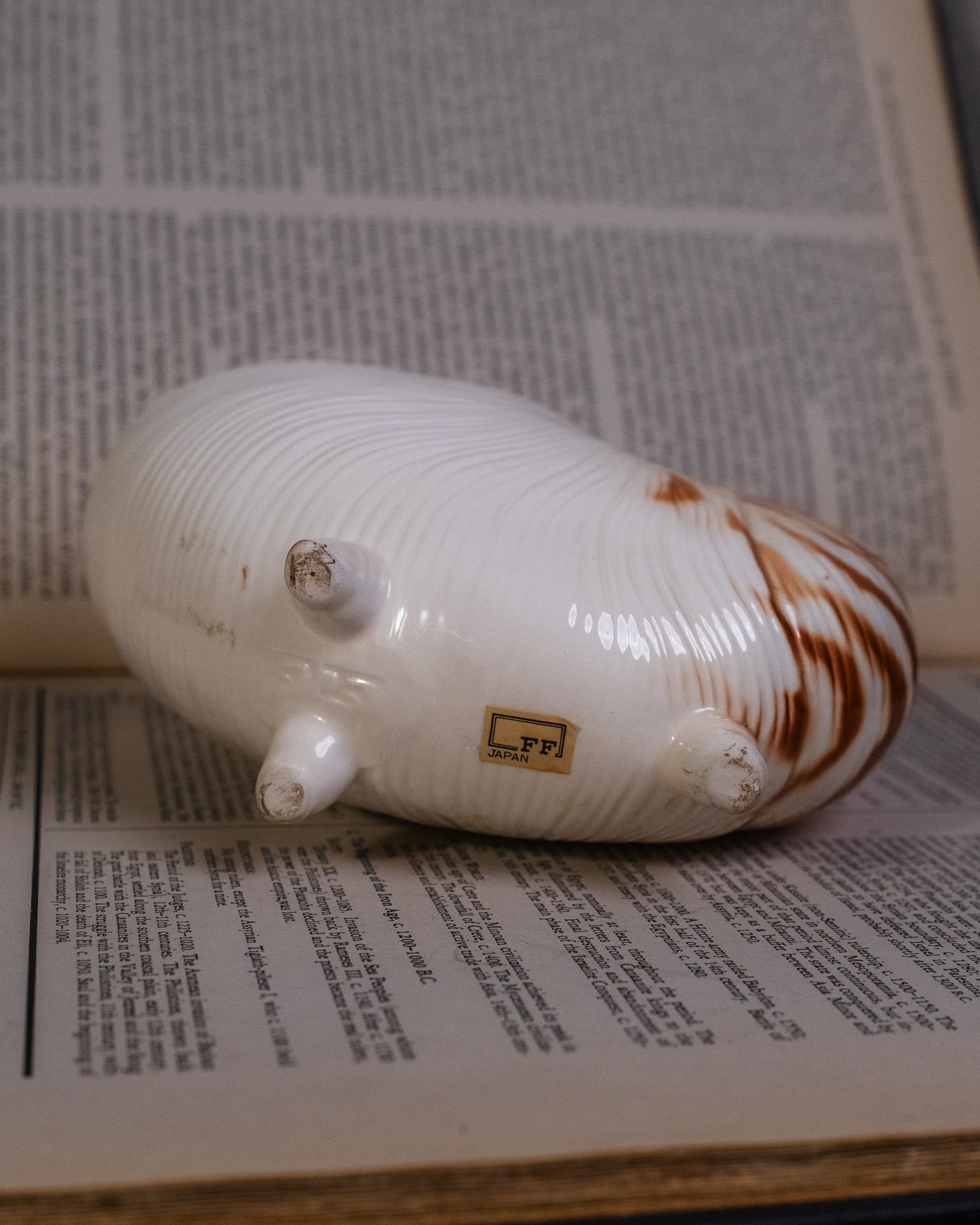 Vintage Fitz & Floyd Ceramic Nautilus Shell Planter