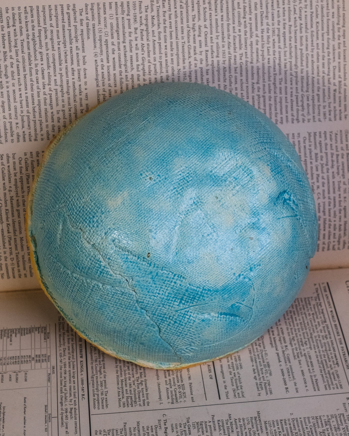 Vintage Studio Pottery Teal Rustic Centerpiece Bowl