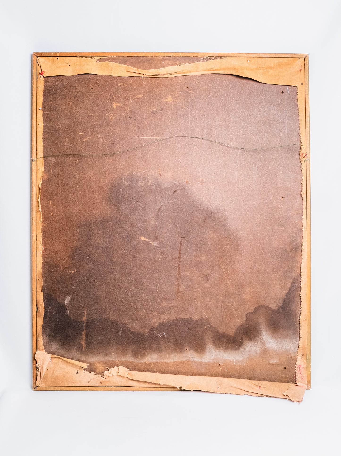 Antique Early 1900s Framed Pair of Pheasants Cross-Stitch Embroidered Wall Art