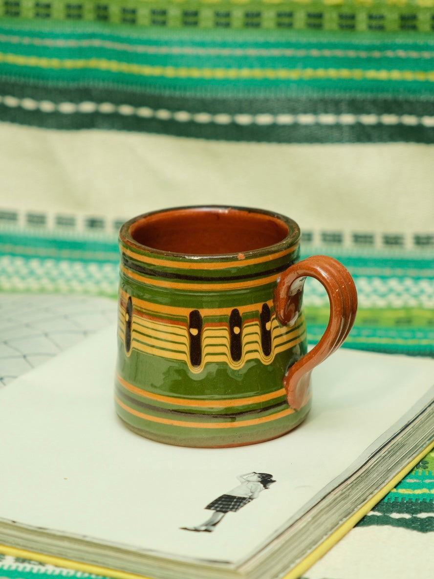 Vintage Mexican Terracotta Mug