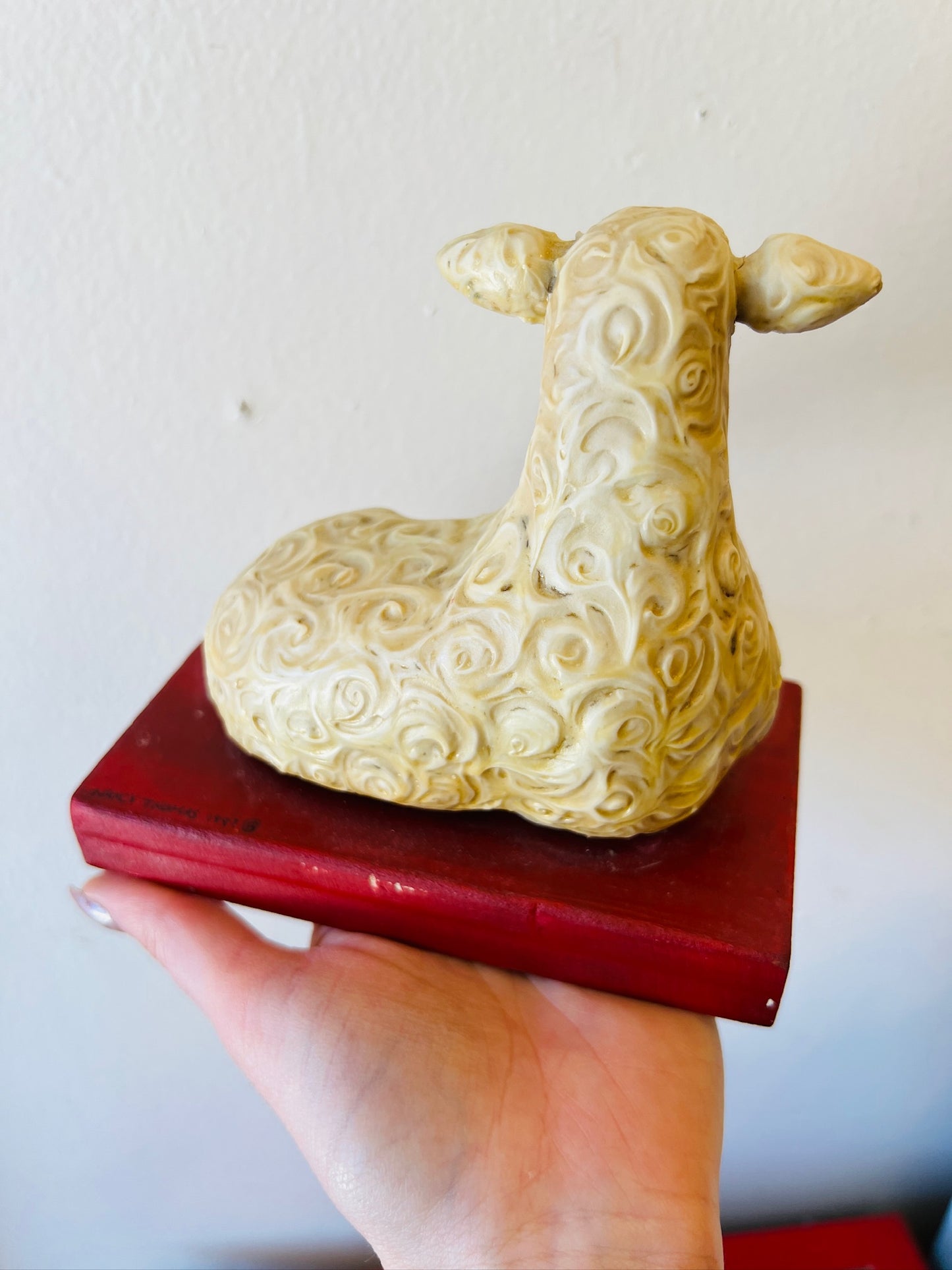 Vintage 1990s Nancy Thomas Sheep Statue