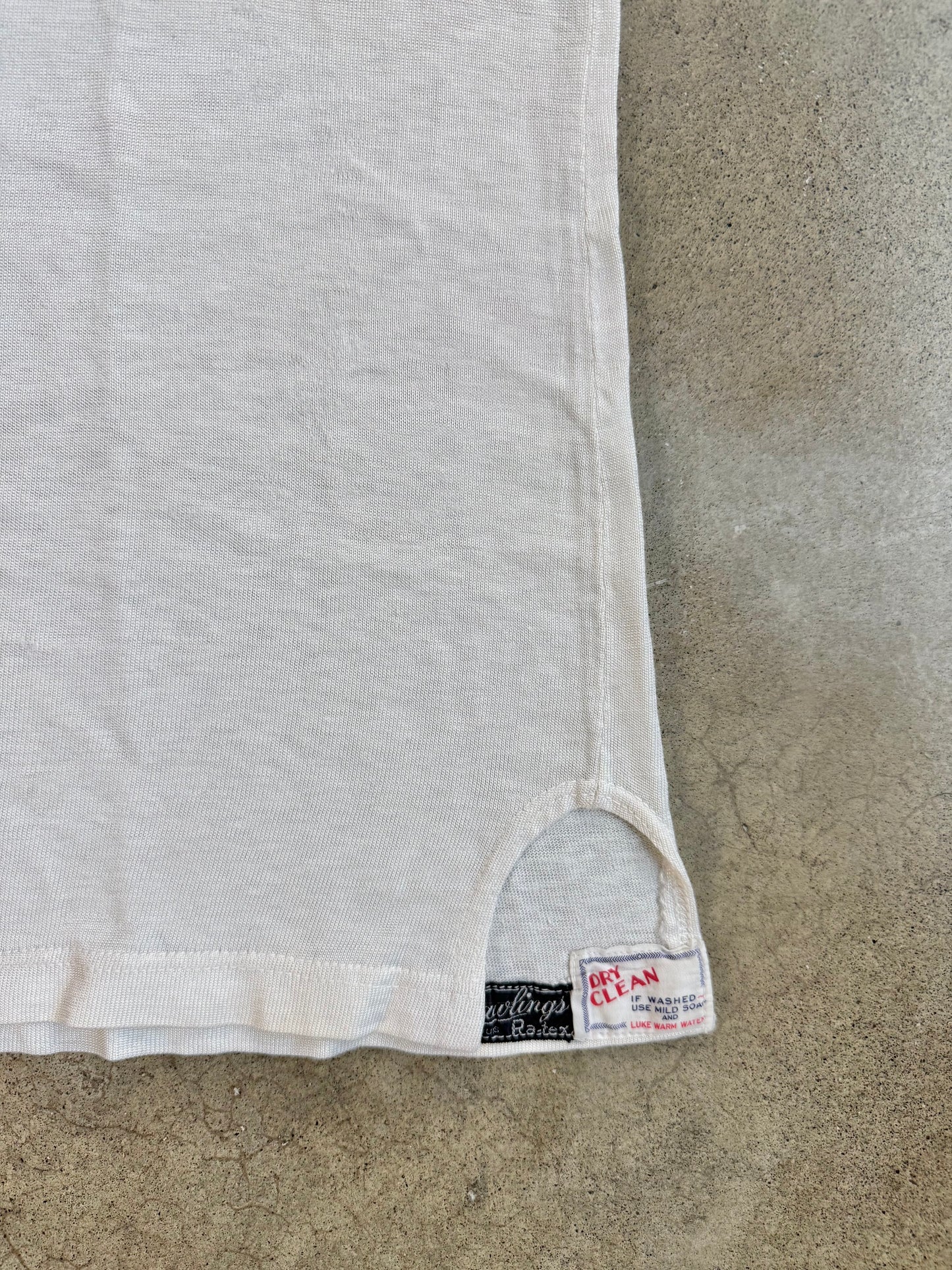 Vintage 1930s Rawlings Chainstitch #21 Athletic Tank | XS/S