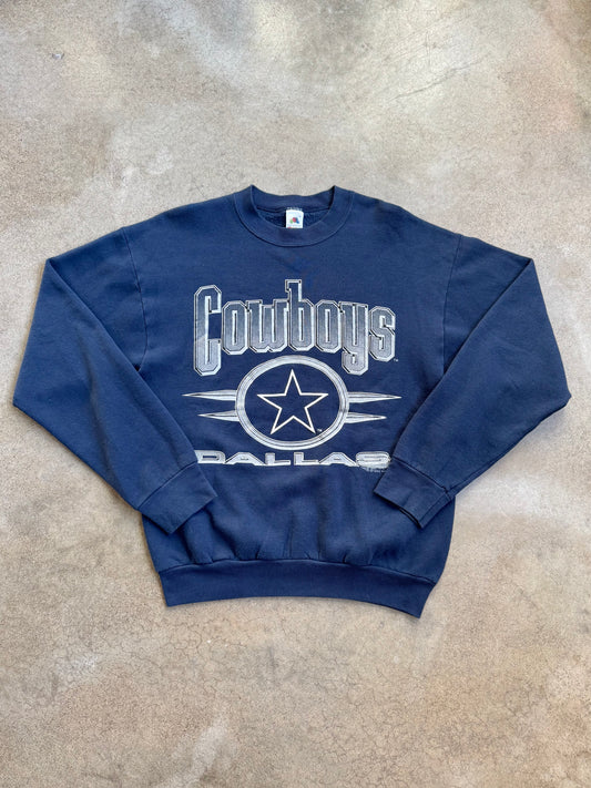 Vintage 1990s Dallas Cowboys Crewneck Sweatshirt | Large