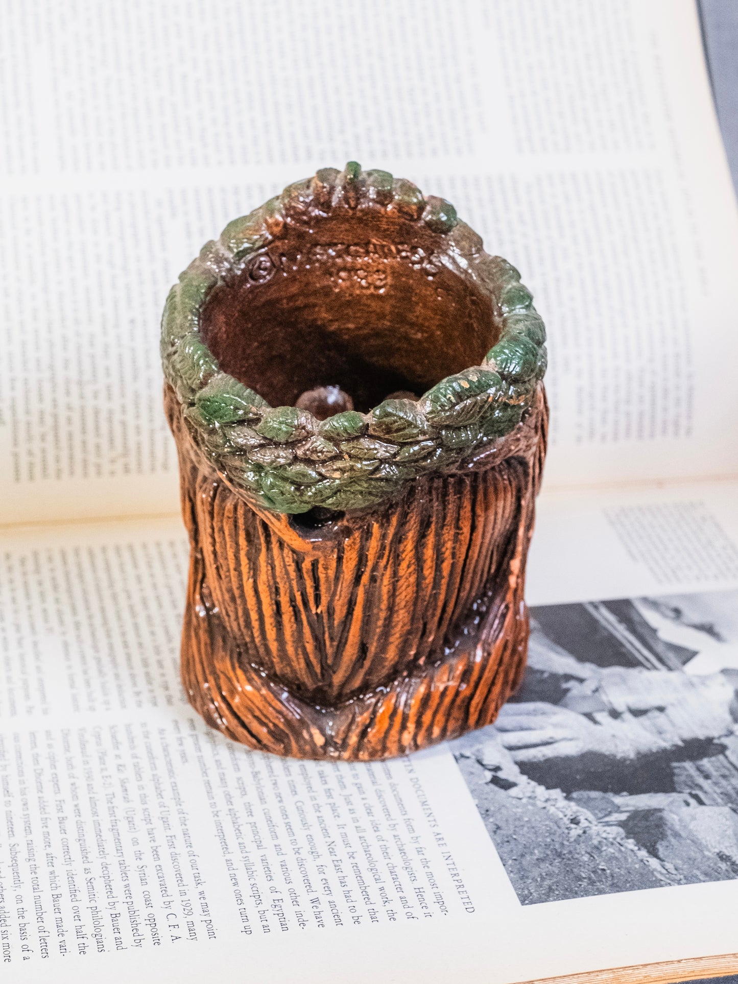 Vintage 1980s Jason Christoble Matchless Grove Wood Nymph Candle Holder