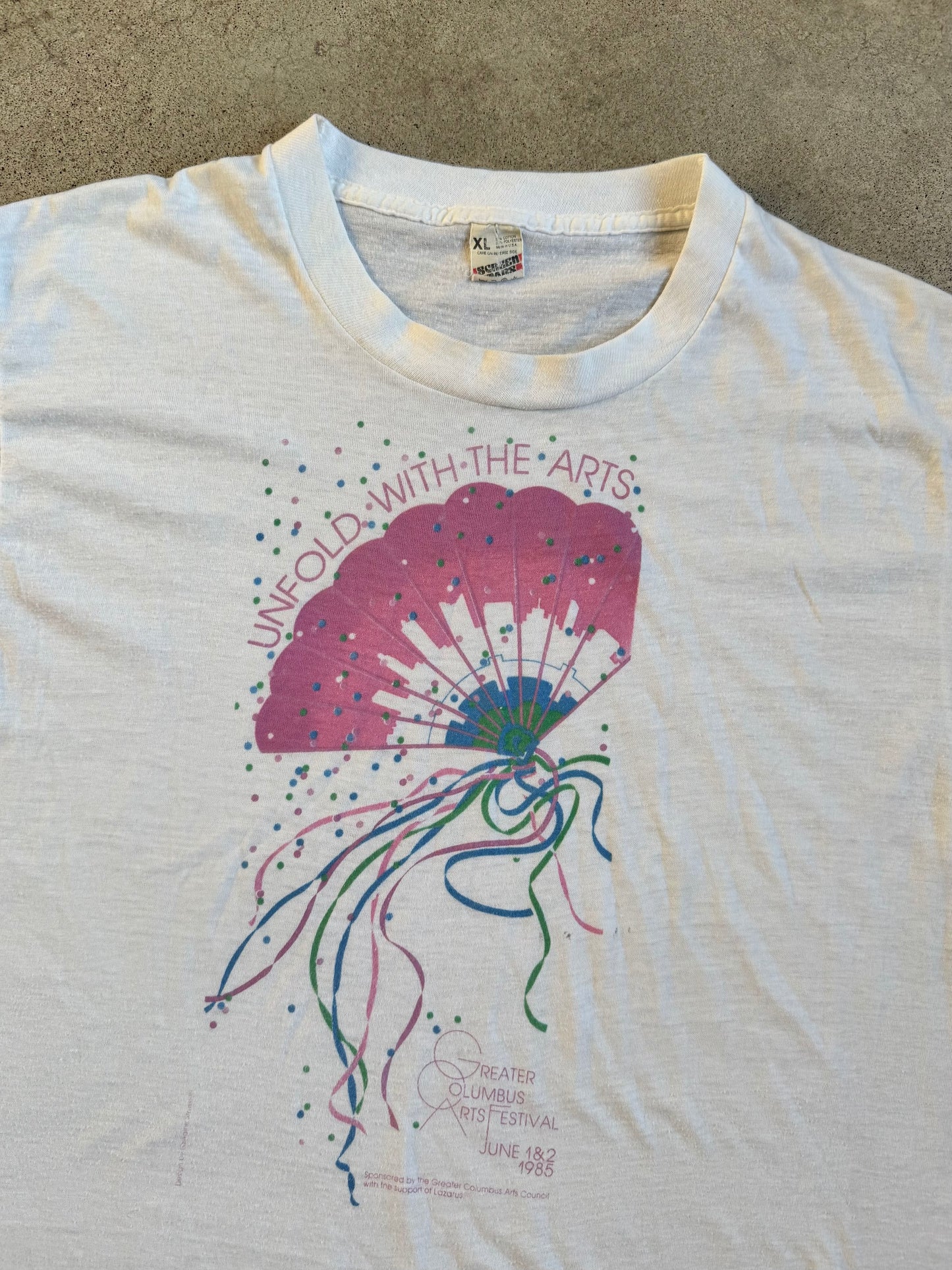 Vintage 1985 Greater Columbus Arts Festival Tee | L/XL