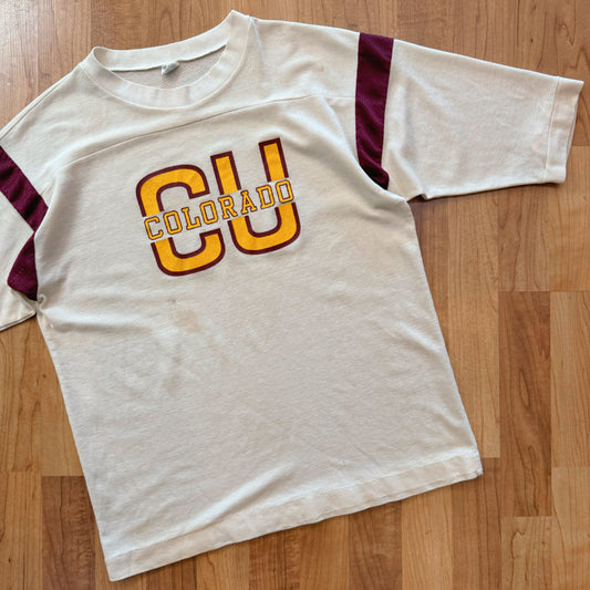 Vintage 1970s Colorado University Athletic Jersey Tee