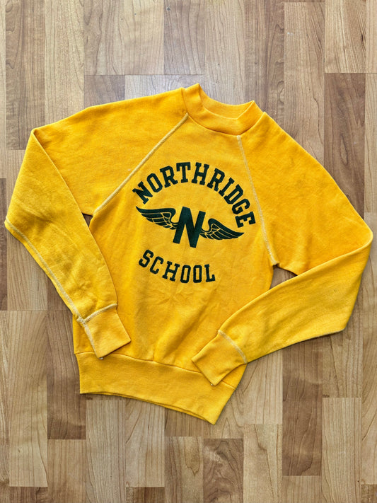 Vintage 1980s Northridge School Youth Sweatshirt | S/M