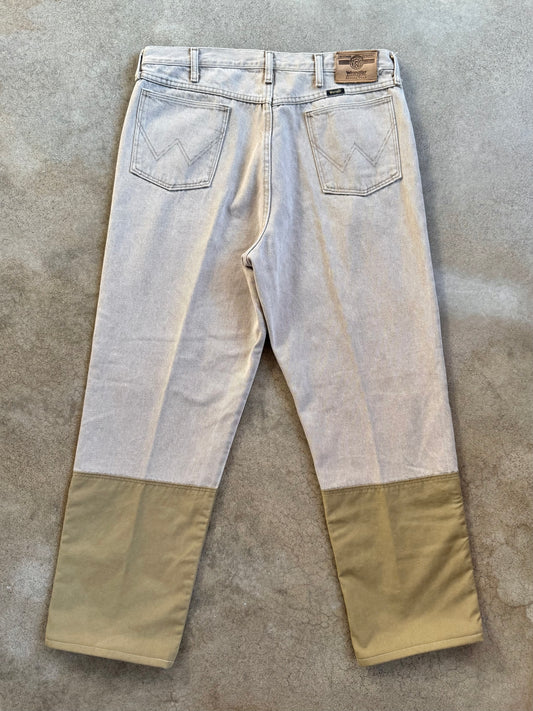 Vintage 1990s Wrangler Rugged Wear Double Knee Brush Pants | Waist 38”