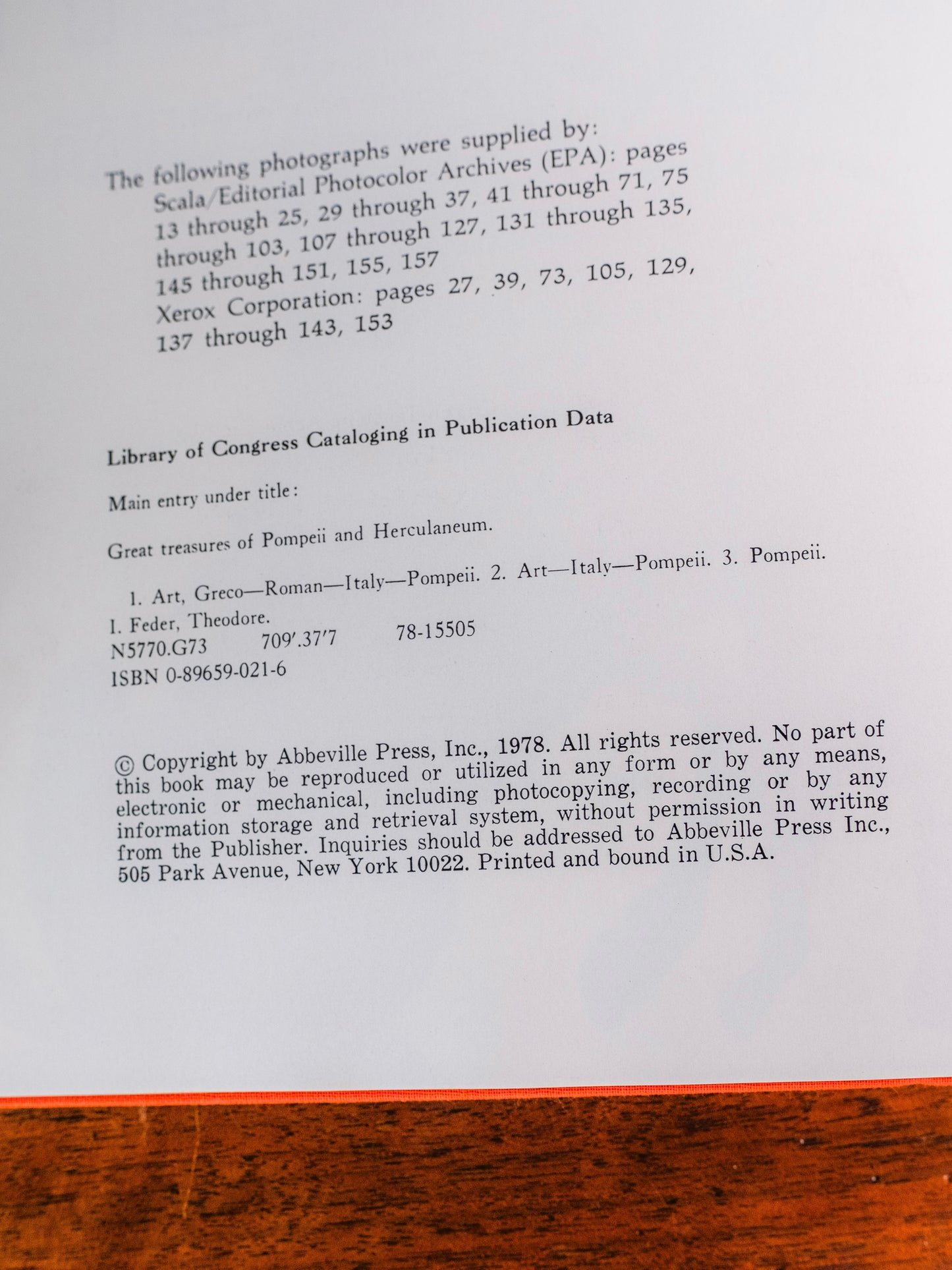 Great Treasures of Pompeii & Herculaneum Book