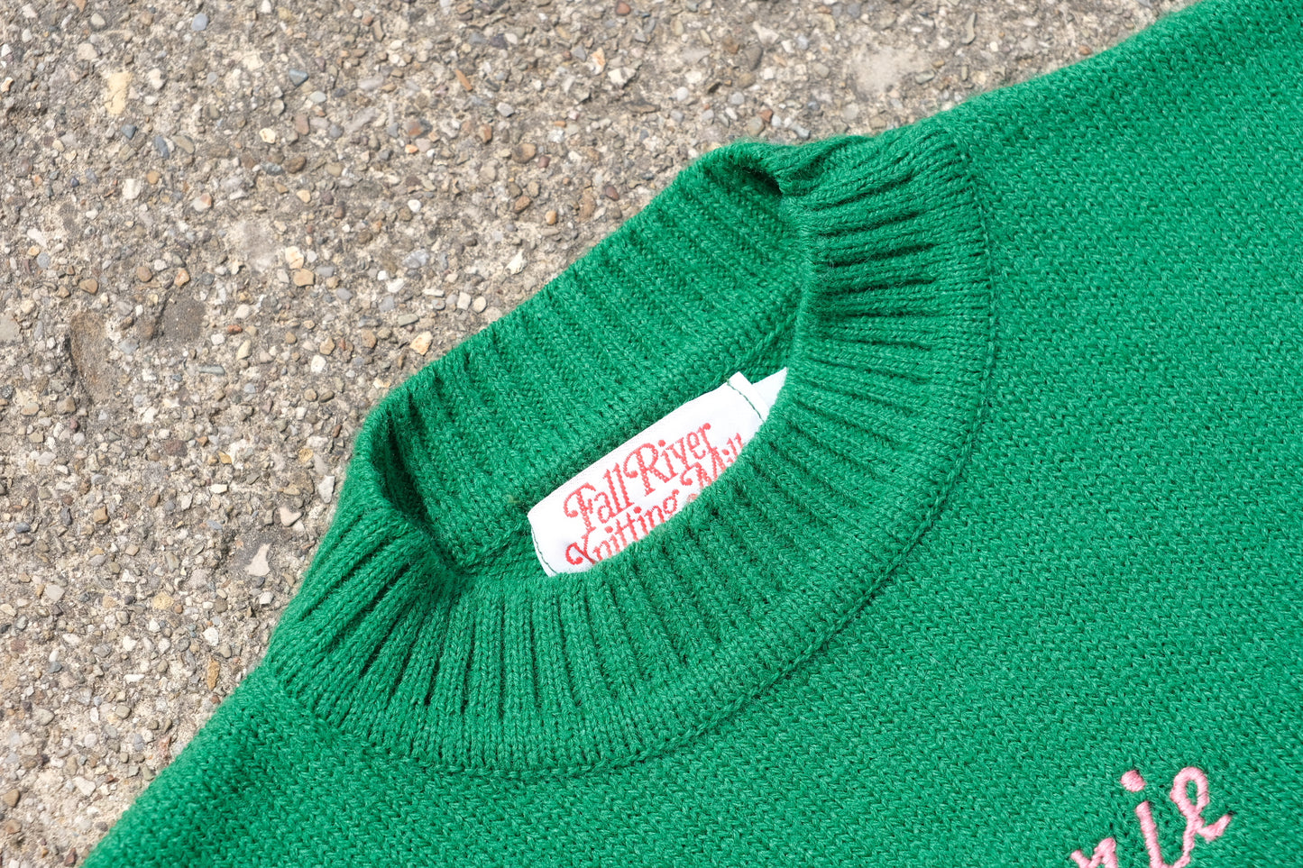 Vintage Fall River Knitting Mills "Marie" Green Sweater