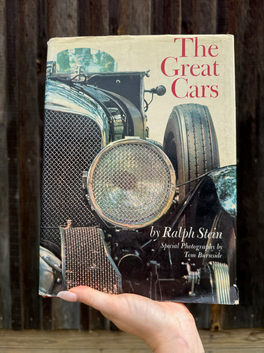 Vintage The Great Cars Hardcover Book