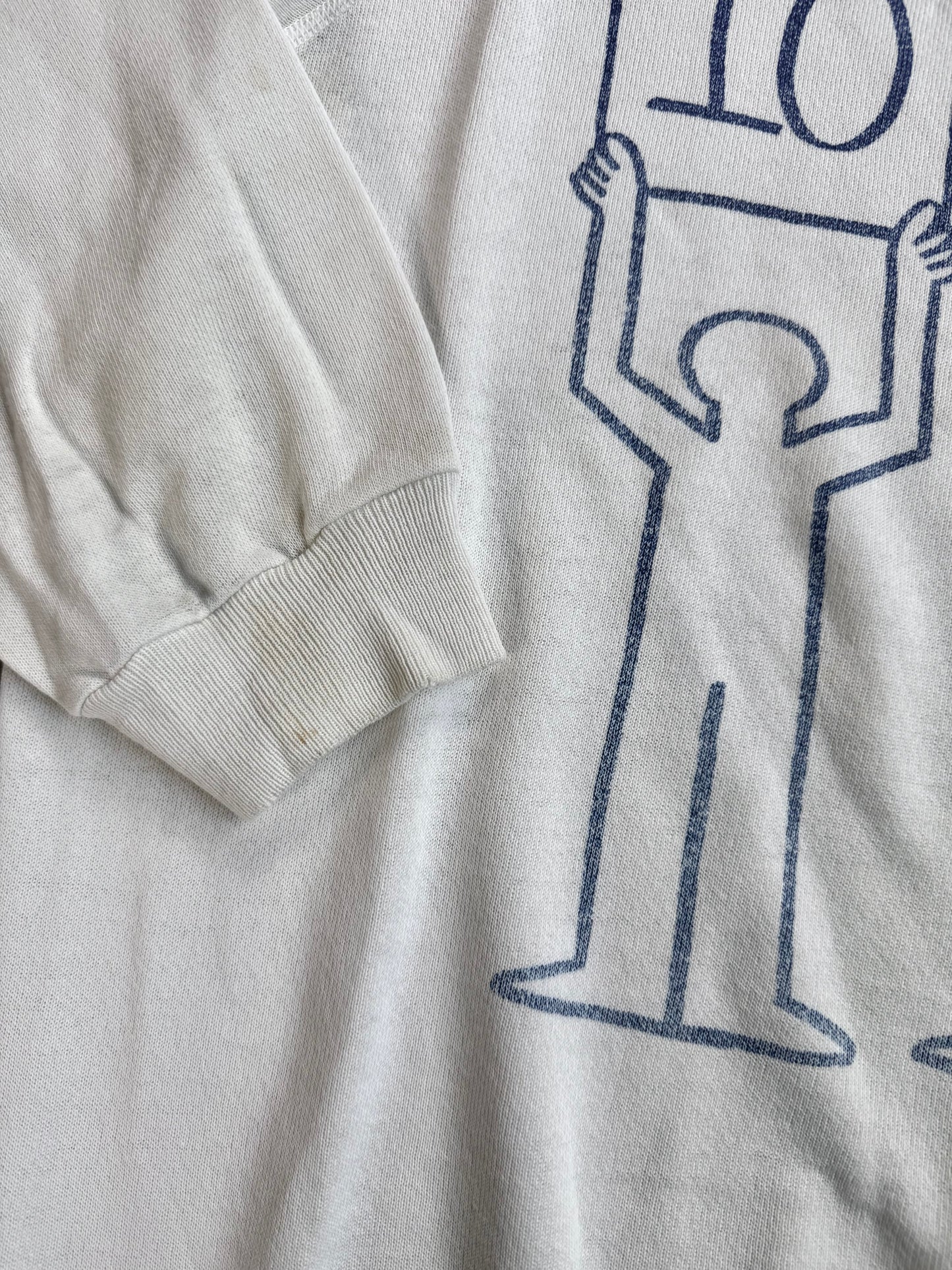 Vintage 1988 NBC Olympics Seoul Korea Raglan Sweatshirt | XL